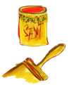 Red/orange/yellow Paint